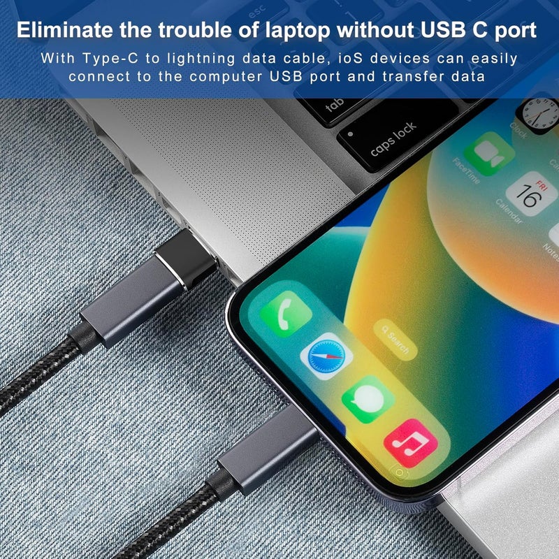 COUPLING USMILE USB to USB C Adapter 4 Packs for iPhone Fast Charging, Transfer and Type C OTG Convert. USBC to A Compatible with iPhone 17/16/15 Plus Pro Max,iPad Pro Air 7/6/5 Almost USB Devices - Image 4